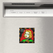 Waar is iedereen ? retro-komische magneet (Insitu (Vaatwasser))