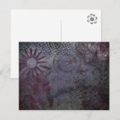 Waar is je focus? Typografie Rustic Abstract 2 Briefkaart (Voorkant / Achterkant)