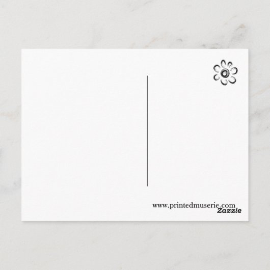 Waar is je focus? Typografie Rustic Abstract 2 Briefkaart (Achterkant)