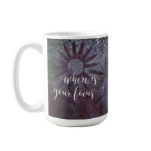 Waar is je focus? Typografie Rustic Abstract 2