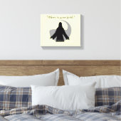 Waar is je geloof? Jesus Quotes Canvas Afdruk (Insitu (Slaapkamer))