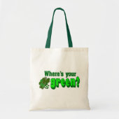 Waar is je groene Canvas tas? Tote Bag (Voorkant)