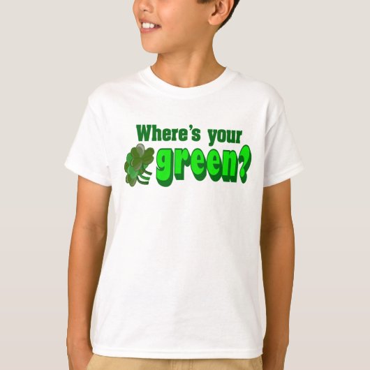 Waar is je groene shirt (Voorkant)