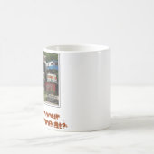 Waar is je mobiele thuis op? koffiemok (Center)