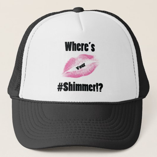 "Waar is je Shimmer"-Collectie Trucker Pet (Voorkant)