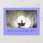 Waar is je startlijn? briefkaart (Voorkant)