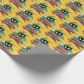 "Waar is Kabooom" MARVIN DE MARTIAN™ Punten Cadeaupapier (Hoek)