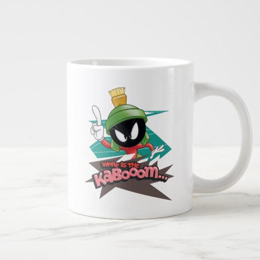 "Waar is Kabooom" MARVIN DE MARTIAN™ Punten Grote Koffiekop (Rechts)