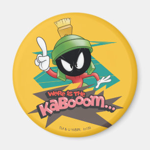 "Waar is Kabooom" MARVIN DE MARTIAN™ Punten Magneet