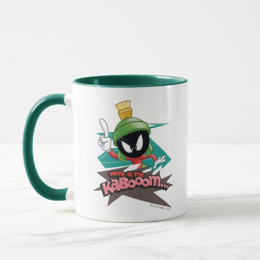 "Waar is Kabooom" MARVIN DE MARTIAN™ Punten Mok (Links)