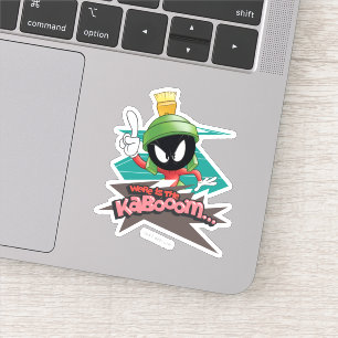 "Waar is Kabooom" MARVIN DE MARTIAN™ Punten Sticker