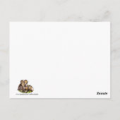 Waar is mama? briefkaart (Achterkant)