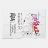 Waar is mama? Moederdag Keuken handdoek (Horizontaal)