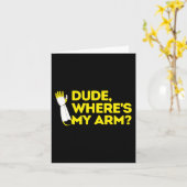 Waar is mijn arm geamputeerd gehandicaptenbewustzi kaart (Gele Bloem)