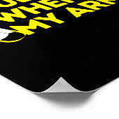 Waar is mijn arm geamputeerd gehandicaptenbewustzi poster (Hoek)