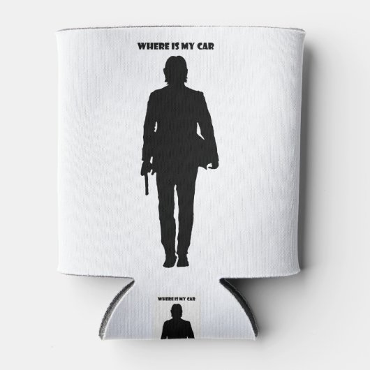 Waar is mijn auto? blikjeskoeler (Voorkant)