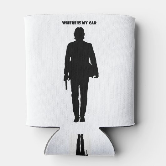 Waar is mijn auto? blikjeskoeler (Achterkant)