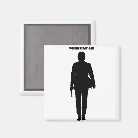 Waar is mijn auto? magneet (Voorkant / Achterkant)