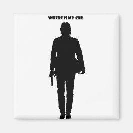 Waar is mijn auto? magneet