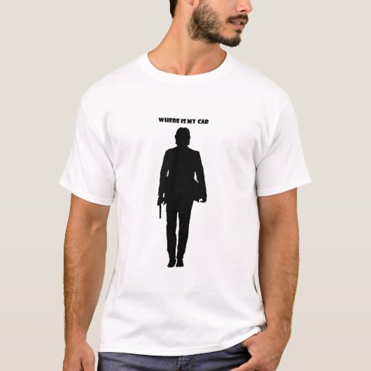 Waar is mijn auto? t-shirt (Voorkant)