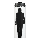 Waar is mijn auto? thermosbeker (Voorkant)