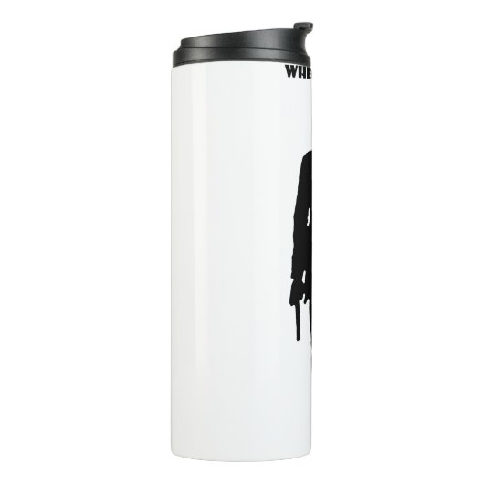 Waar is mijn auto? thermosbeker (Gedraaid links)