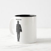 Waar is mijn auto? tweekleurige koffiemok (Voorkant links)