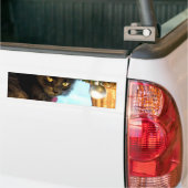 Waar is Mijn Cadeaus? Bumpersticker (Op Truck)