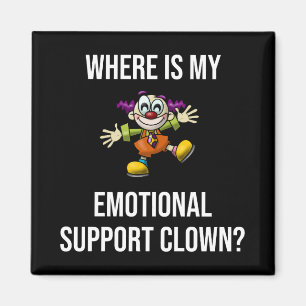 Waar is mijn emotionele steun, het geknipte geld? magneet