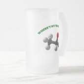 Waar is mijn heet glas-ethanol matglas bierpul (Voorkant rechts)