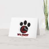 Waar is Mijn Hete Chocolade en Popcorn? Feestdagen Kaart (Achterkant)