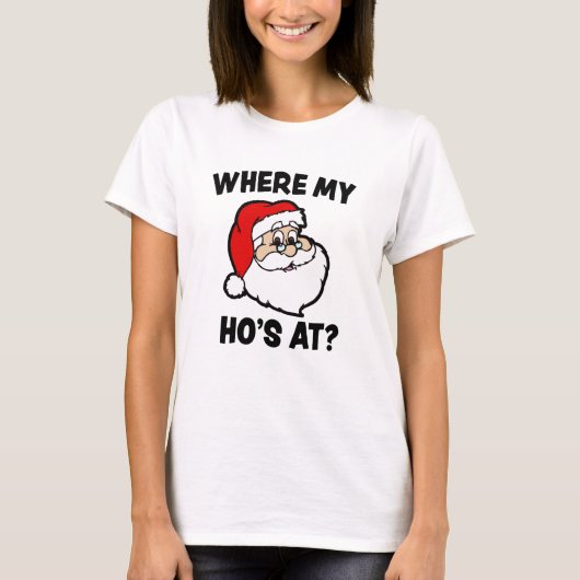 Waar is mijn hoed? Grappig kerstkerstkerstkerstShi T-shirt (Voorkant)