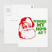 Waar is mijn hoer? briefkaart (Voorkant / Achterkant)