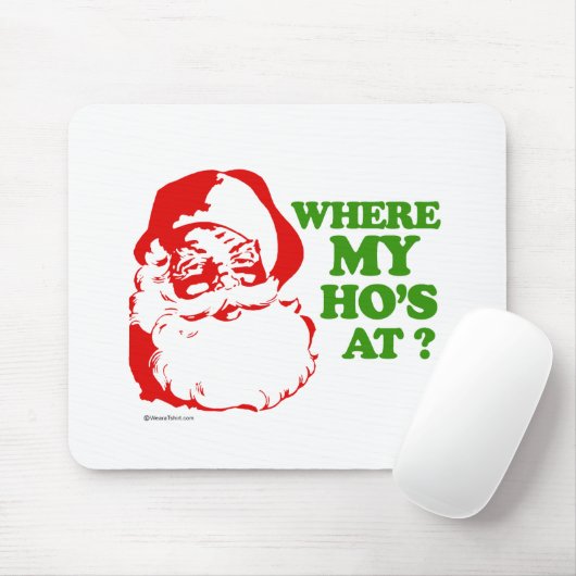 Waar is mijn hoer? muismat (Met muis)