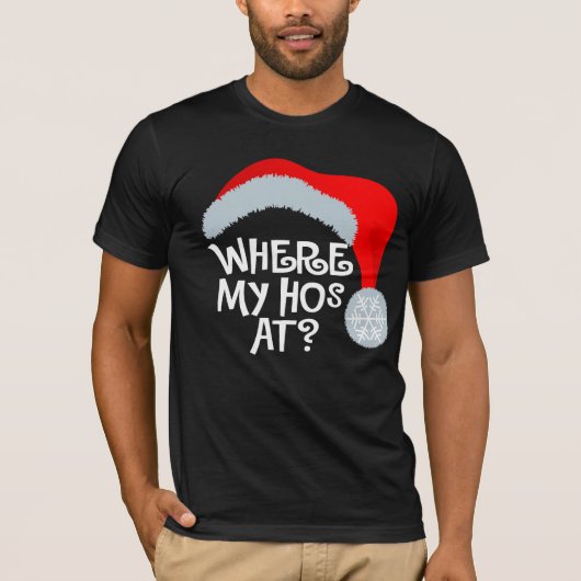 Waar is mijn hos? t-shirt (Voorkant)