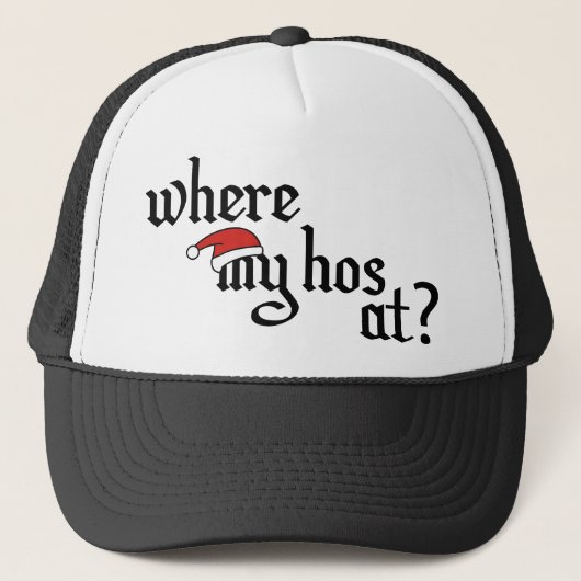 Waar is mijn hos? trucker pet (Voorkant)
