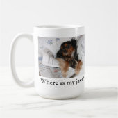 Waar is mijn java? Cavalier King Charles Spaniel Koffiemok (Links)