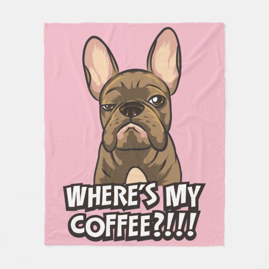 Waar is mijn katoendeken van koffie fleece deken (Voorkant)