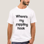 Waar is mijn klimhaak t-shirt (Voorkant)