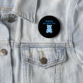 Waar is mijn knuffel cute beer  ronde button 5,7 cm (In situ)