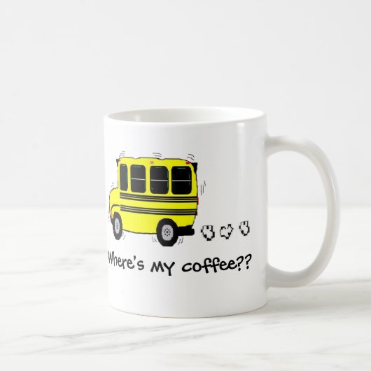 Waar is mijn koffie? koffiemok (Rechts)