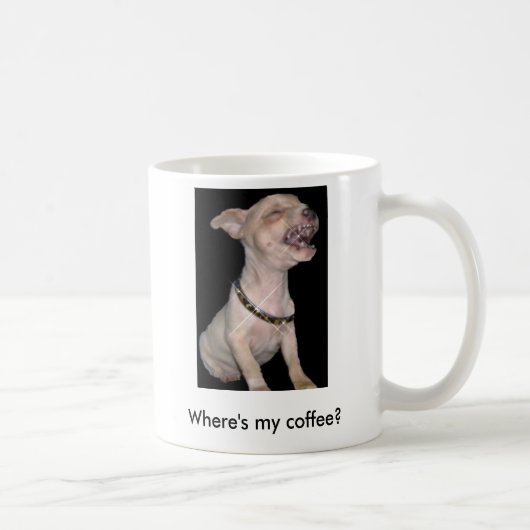 Waar is mijn koffie? koffiemok (Rechts)