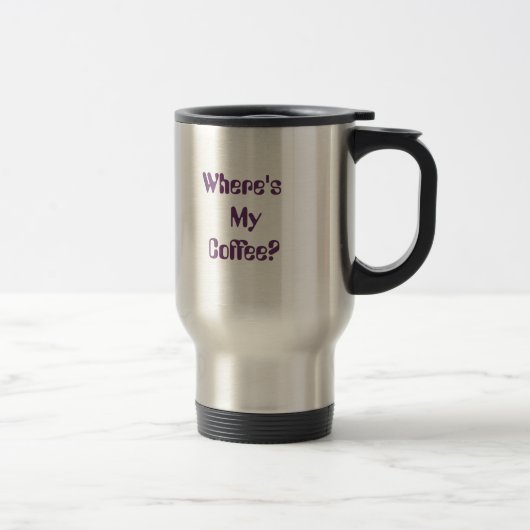 Waar is mijn koffie? mok (Rechts)
