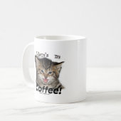 Waar is mijn koffiekat? koffiemok (Voorkant links)