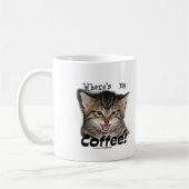 Waar is mijn koffiekat? koffiemok (Links)