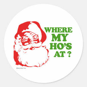Waar is mijn man? ronde sticker