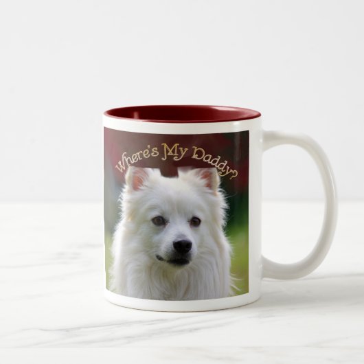 Waar is mijn papa Mok? Tweekleurige Koffiemok (Rechts)