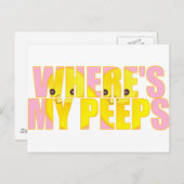 Waar is mijn peps? briefkaart (Voorkant / Achterkant)