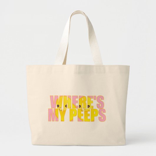Waar is mijn peps? grote tote bag (Voorkant)
