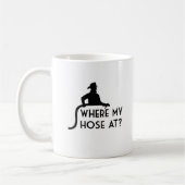 Waar is mijn slang? Funny Firefighter Coffee Mok (Links)